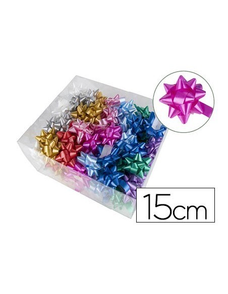 LAZOS FANTASIA LIDERPAPEL 15 MM CAJA DE 100 UNIDADES