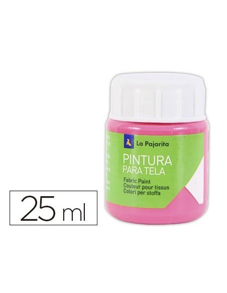 PINTURA PARA TELA LA PAJARITA MAGENTA 25 ML