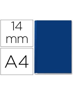 TAPA DE ENCUADERNACION CHANNEL RIGIDA 35577 AZUL LOMO C CPACIDAD 106/140 HOJAS