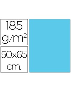 CARTULINA GUARRO AZUL CIELO -50X65 CM -185 GR