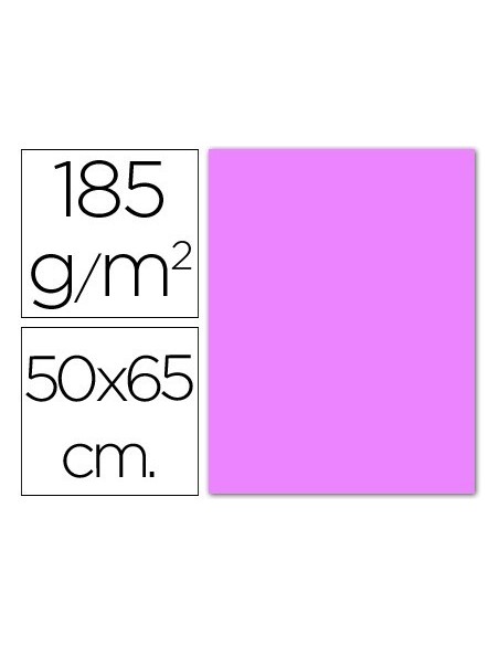 CARTULINA GUARRO LILA -50X65 CM -185 GR