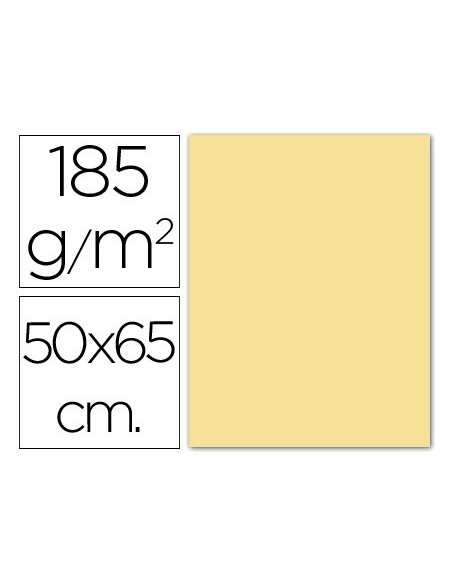 CARTULINA GUARRO CREMA -50X65 CM -185 GR