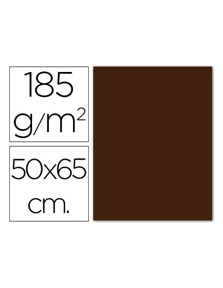 CARTULINA GUARRO MARRON/CHOCOL -50X65 CM -185 GR