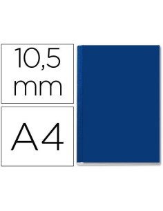 TAPA DE ENCUADERNACION CHANNEL RIGIDA 35572 AZUL LOMO B CAPACIDAD 71/105 HOJAS