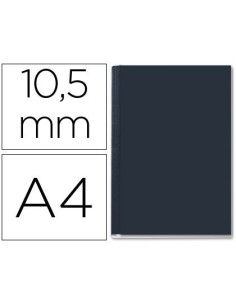 TAPA DE ENCUADERNACION CHANNEL RIGIDA 35570 NEGRA LOMO B CAPACIDAD 71/105 HOJAS