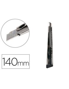 CUTER METALICO Q-CONNECT CON FUNDA CUCHILLA ESTRECHA