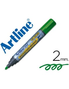 ROTULADOR ARTLINE PIZARRA EK-517 VERDE -PUNTA REDONDA 2 MM -TINTA DE BAJO OLOR