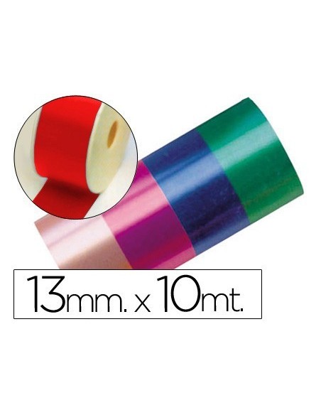 CINTA FANTASIA 10 MT X 13 MM ROJO