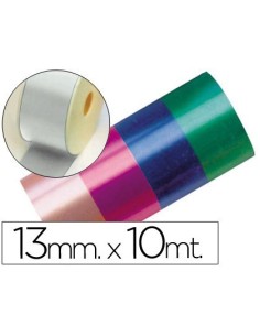 CINTA FANTASIA 10 MT X 13 MM PLATA