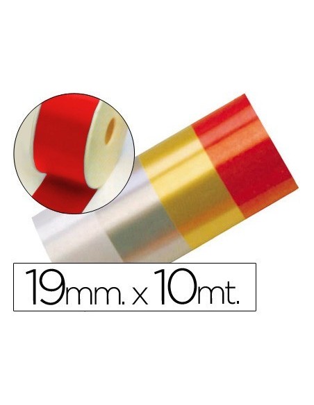 CINTA FANTASIA 10 MT X 19 MM ROJO