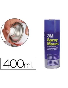 PEGAMENTO 3M SPRAY MOUNT ADHESIVO REPOSICIONABLE BOTE DE 400 ML