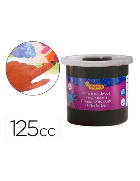 PINTURA A DEDOS JOVI 125 CC NEGRO