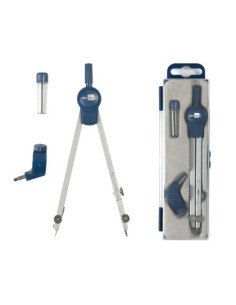 COMPAS LIDERPAPEL ARTICULADO CON ADAPTADOR UNIVERSAL