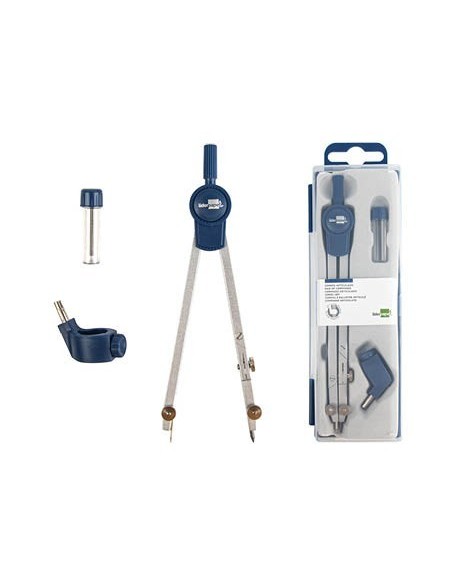 COMPAS LIDERPAPEL ARTICULADO -CON ADAPTADOR UNIVERSAL