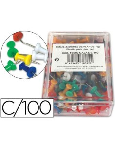 SEÑALIZADOR DE PLANOS SURTIDOS CAJA DE 100 UNIDADES