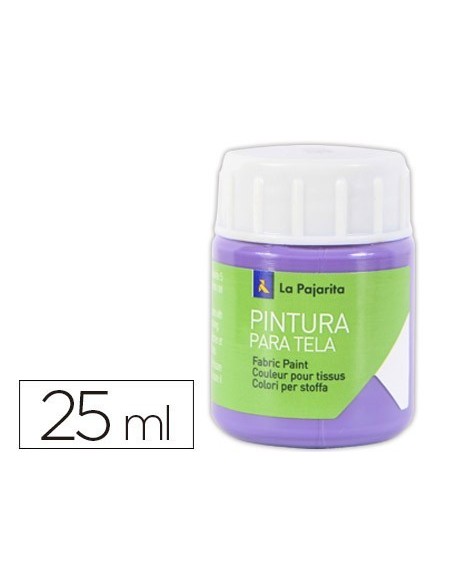 PINTURA PARA TELA LA PAJARITA LILA 25 ML