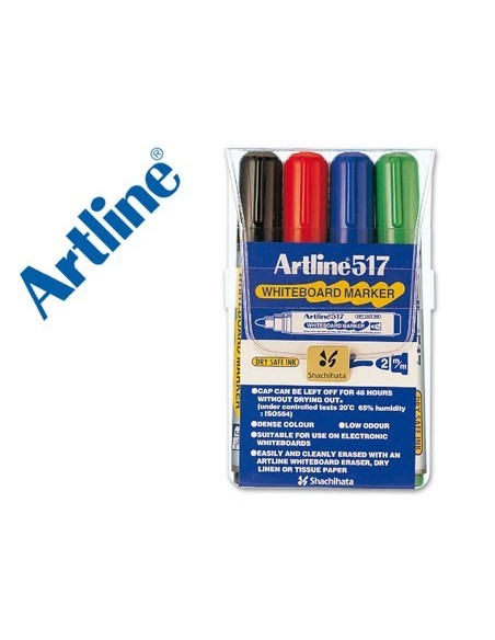 ROTULADOR ARTLINE PIZARRA EK-517 4 -PUNTA REDONDA 2 MM -BOLSA DE 4 ROTULADORES