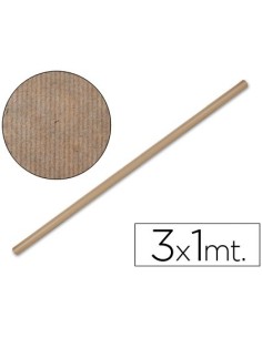 PAPEL KRAFT LIDERPAPEL MARRON ROLLO 3X1 MT