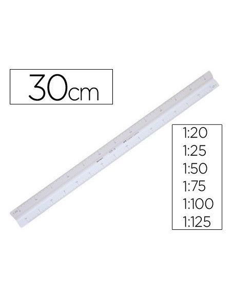 ESCALA FABER PLASTICO 153-A -1:20-25-50-75-100-125