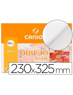 PAPEL DIBUJO BASIK 23X32.5 CM 130 GR SIN RECUADRO