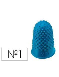 DEDILES Q-CONNECT GOMA N.1 20-22 MM DIAMETRO CAJA DE 12 UNIDADES COLOR AZUL