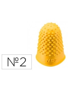 DEDILES Q-CONNECT GOMA N.2 22-24 MM DIAMETRO CAJA DE 12 UNIDADES COLOR AMARILLO