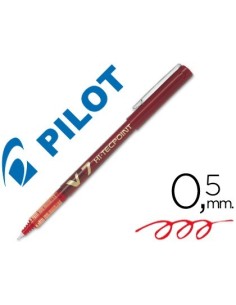 ROTULADOR PILOT PUNTA AGUJA V-7 ROJO 0.7 MM