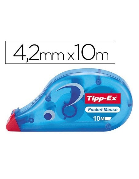 CORRECTOR TIPP-EX CINTA POCKET MOUSE 4,2 MM X 10 M