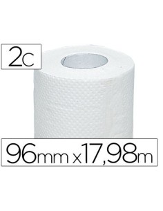 PAPEL HIGIENICO OLIMPIC 2 CAPAS-96,3MM ANCHO X 17,98M LARGO PAQUETE DE 4 ROLLOS