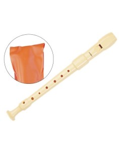 FLAUTA HOHNER 9516 COLOR MARFIL DESMONTADO FUNDA NARANJA