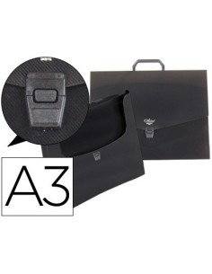 CARPETA LIDERPAPEL PORTADOCUMENTOS POLIPROPILENO DIN A3 CON ASA Y BROCHE