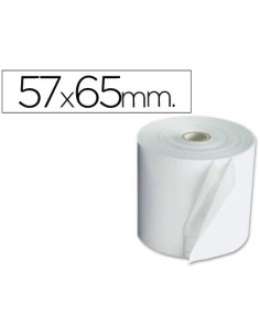 ROLLO SUMADORA Q-CONNECT ELECTRO 57 MM ANCHO X 65 MM DIAMETRO COPIATIVO CON 2 HOJASSIN BISFENOL A