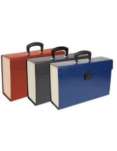 MALETIN LIDERPAPEL CON FUELLE 316701 19 DEPARTAMENTOS TAMAÑO 25,5X390X120 MM