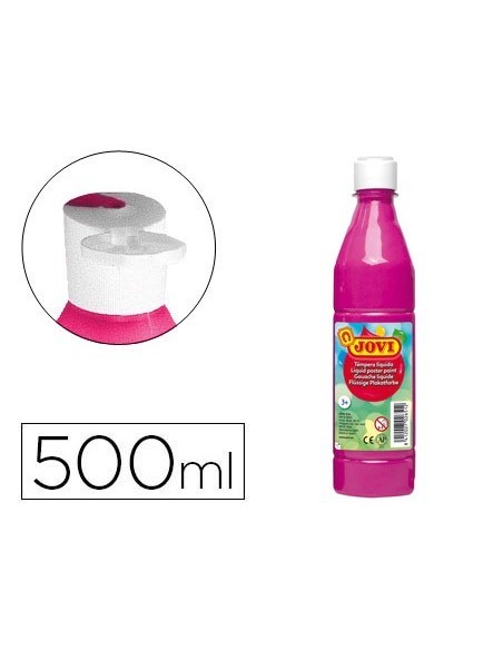 TEMPERA LIQUIDA JOVI ESCOLAR 500 ML MAGENTA