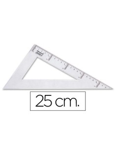 CARTABON LIDERPAPEL 25 CM PLASTICO CRISTAL