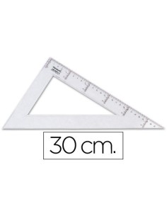 CARTABON LIDERPAPEL 30 CM PLASTICO CRISTAL