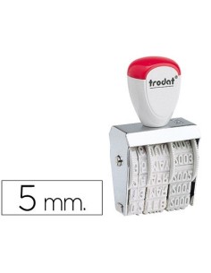 FECHADOR TRODAT 1020 CON BANDA INCLUIDO DIA-MES-AÑO 5 MM