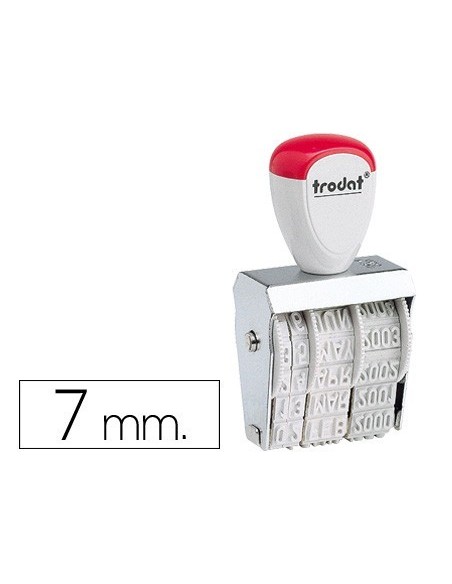 FECHADOR TRODAT 1030 CON BANDA INCLUIDO DIA-MES-AÑO 7 MM