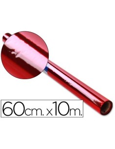 PAPEL CELOFAN LIDERPAPEL ROLLO ROJO -0,60 X 10 MT