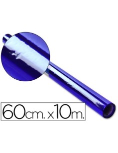 PAPEL CELOFAN LIDERPAPEL ROLLO AZUL -0,60 X 10 MT