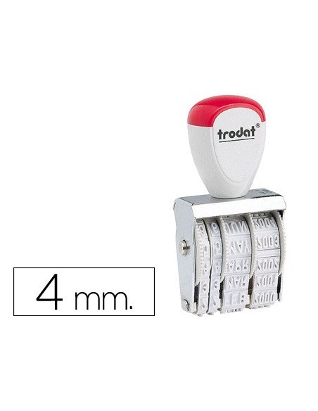 FECHADOR TRODAT 1010 CON BANDA INCLUIDO DIA-MES-AÑO 4 MM