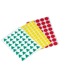 GOMETS FIGURAS GEOMETRICAS 993 BOLSA CON 12 HOJAS SURTIDAS