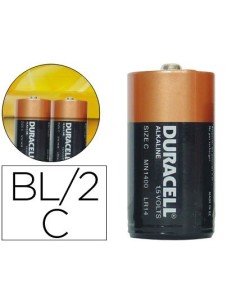 PILA DURACELL ALCALINA PLUS C BLISTER DE 2 UNIDADES