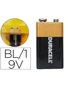 PILA DURACELL ALCALINA PLUS 9V BLISTER CON 1 UNIDAD
