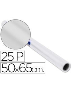 PAPEL CHAROL BLANCO ROLLO 25 HOJAS DE 50X65 CM