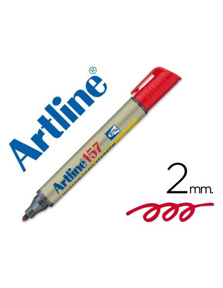 ROTULADOR ARTLINE PIZARRA EK-157 ROJO -PUNTA REDONDA 2 MM