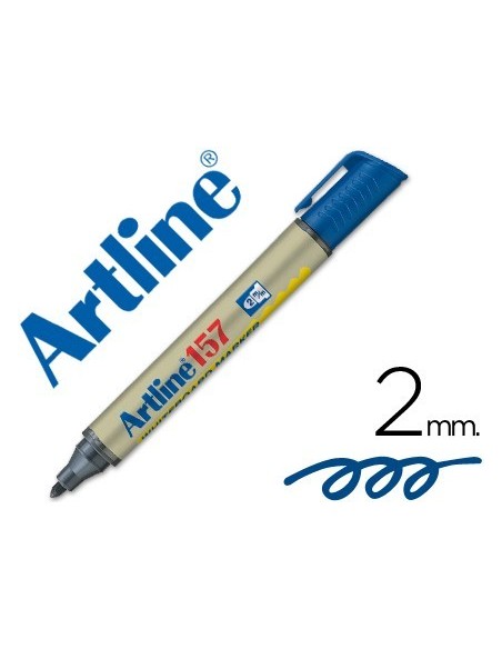ROTULADOR ARTLINE PIZARRA EK-157 AZUL -PUNTA REDONDA 2 MM