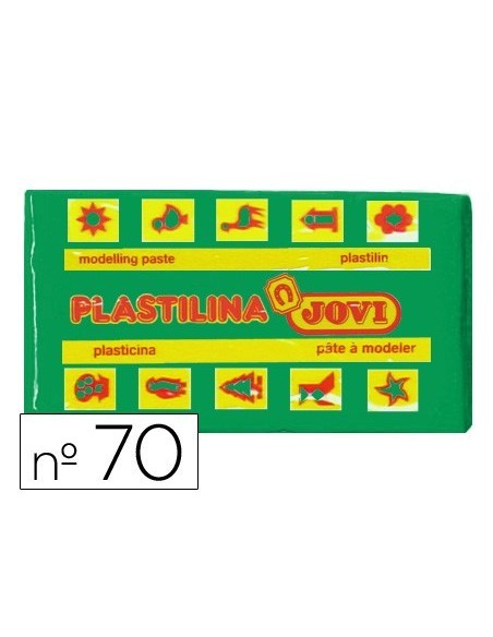 PLASTILINA JOVI 70 VERDE CLARO -UNIDAD -TAMAÑO PEQUEÑO