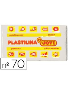 PLASTILINA JOVI 70 BLANCA -UNIDAD -TAMAÑO PEQUEÑO