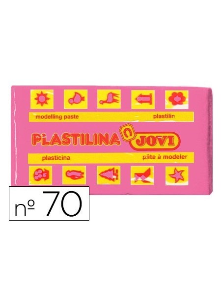 PLASTILINA JOVI 70 ROSA -UNIDAD -TAMAÑO PEQUEÑO
